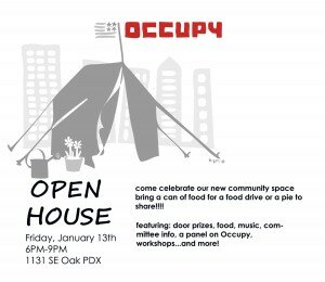 Occupy Portland Open House