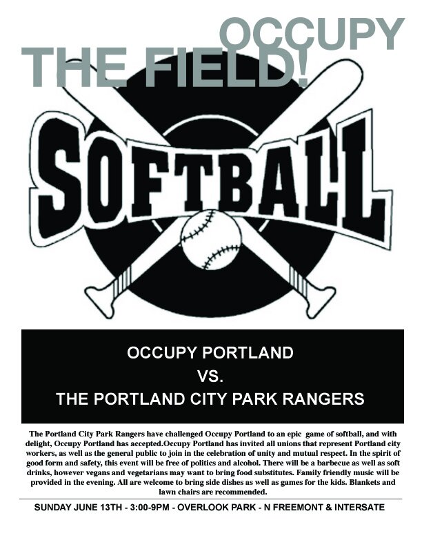 OCCUPY THE FIELD: Occupy PDX VS Park Rangers