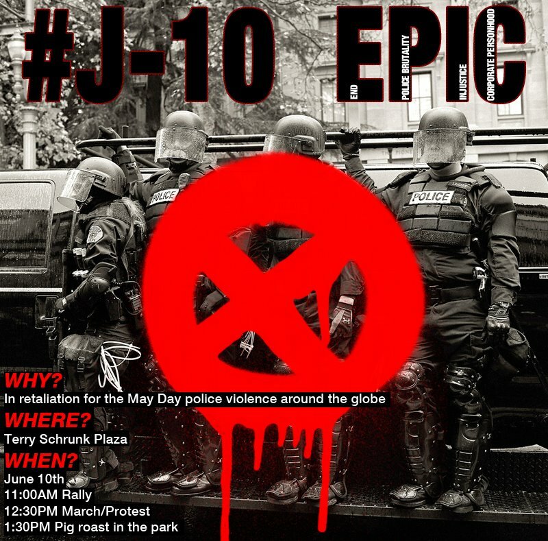 Permitted #J-10 EPIC Anti Police Brutality Rally, March/Protest & Pig Roast in the park