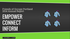 Friends of Occupy Portland: 2014 Spring Pledge Drive!